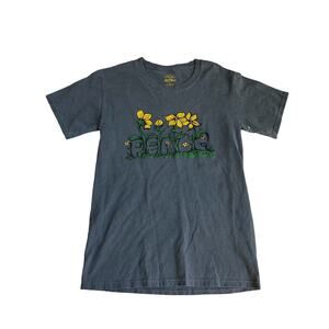 NWOT ALTRU "So Outside" Tee Gray Men's S Small 100% Cotton Sunflower Graphic